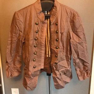 Maurice’s jacket - tan - size small